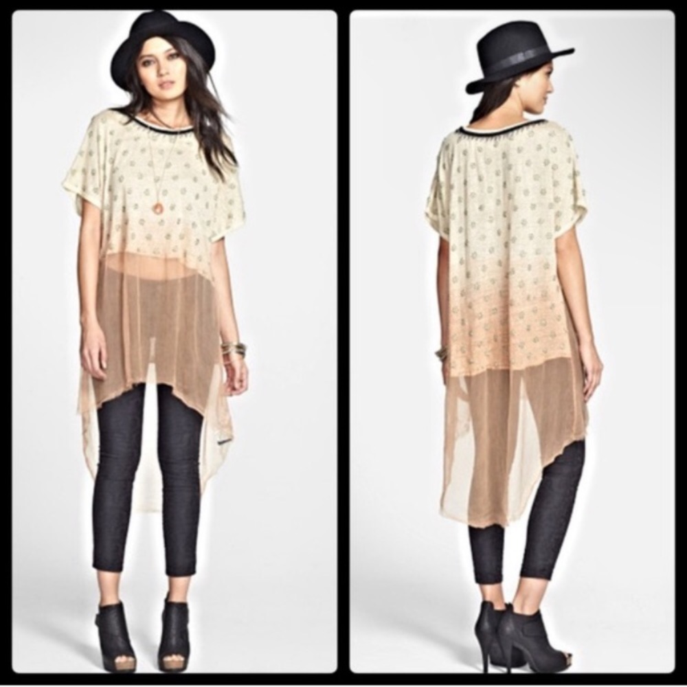 Free People Diamond Dip Dye Tunic - Picture 4 of 12